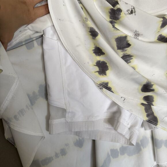 Lululemon Court Rival High Rise Skirt Skort 4  Transverse Green Multi Athletic - Picture 7 of 13